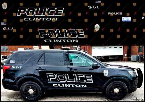 Clinton, IL Police Department — Cardinal Police Diecast