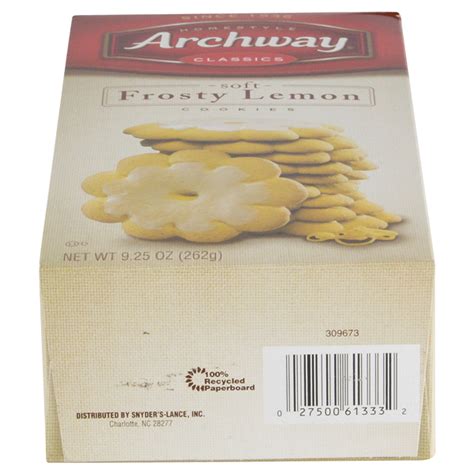 Jump to recipe 87 comments ». Archway Classics Soft Frosty Lemon Cookies, 9.25 oz Other ...