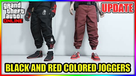 Gta 5 How To Get Black And Red Colored Joggers In Gta 5 Online 162