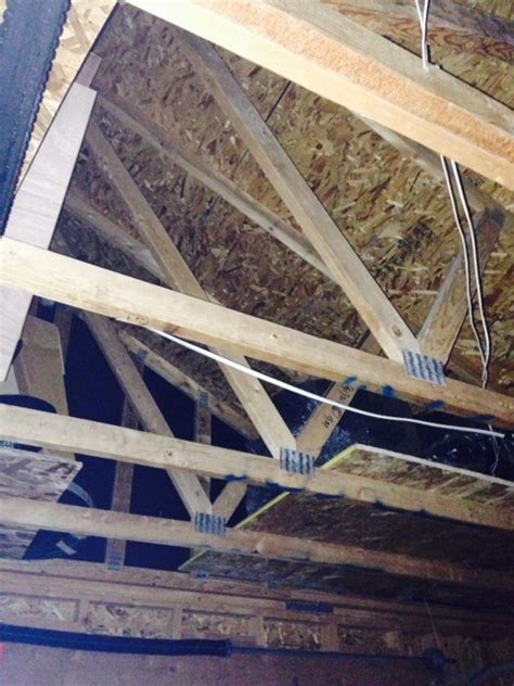 Insulating a garage ceiling generally means insulating between the roof joists, ceiling insulation. insulation - How do I insulate my garage ceiling? - Home ...