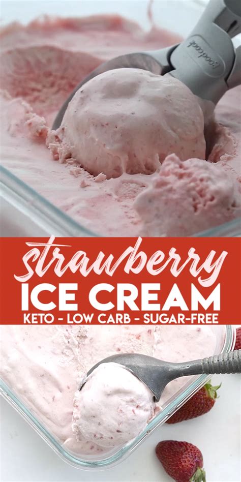 Give these dairy and nondairy recipes a whirl. Without an ice cream maker! This creamy no-churn strawberry ice cream is sugar-free and ...