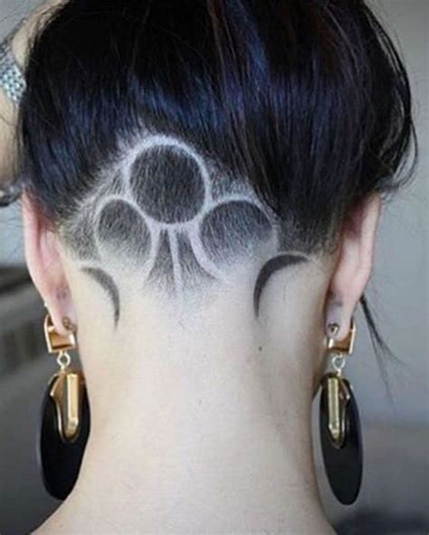 You can also use the hard part in case your little boy has curly hair, and you want to cut his hair short, but you don't really want it to be boring. Nape Shaved Design Women for 2018 - Best Nape Haircut ...