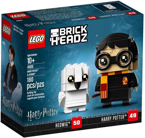 Lego Brickheadz Harry Potter And Hedwig 41615 Toy At Mighty Ape