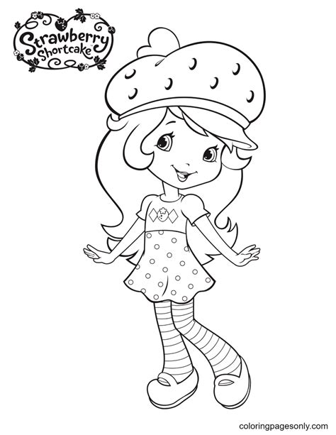 Strawberry Shortcake Coloring Pages Free Printable Coloring Pages