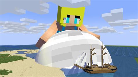 Fat Giant Minecraft Eating The Whole Yatch Minecraft Animation Youtube