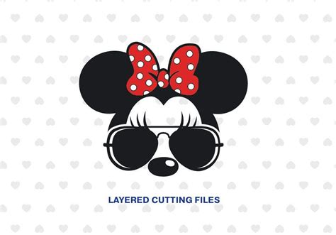 Minnie With Sunglasses Svg Get The Cutest Design For Your Projects
