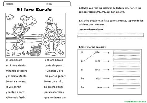 Lecturas Infantiles Letra R Suave Web Del Maestro