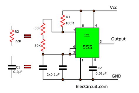 Make Simple 555 Inverter Circuit Using Mosfet