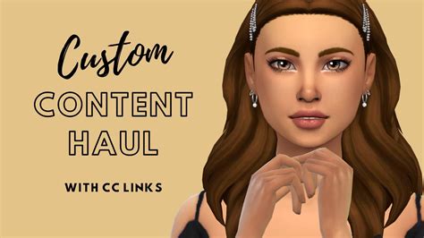 Sims 4 Cc Haul With Links Youtube