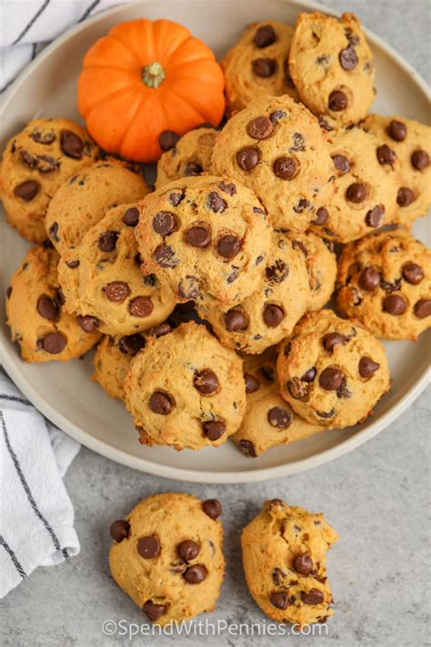Extra Soft Pumpkin Chocolate Chip Cookies Honey And Bumble Boutique