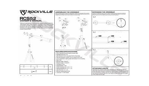 rockville rcm03 owner manual
