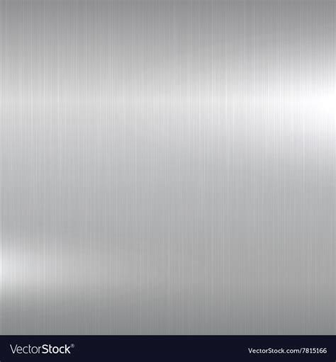 Metal Background Polished Chrome Surface Vector Image