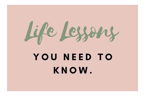 10 Life Lessons You Need To Know Eclectically Ema