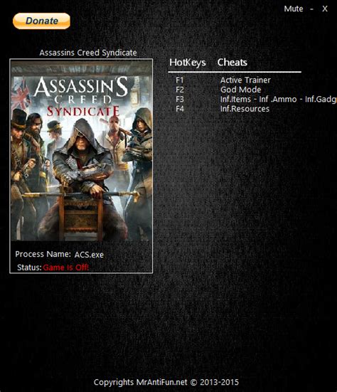 Assassin S Creed Syndicate Trainer Mrantifun