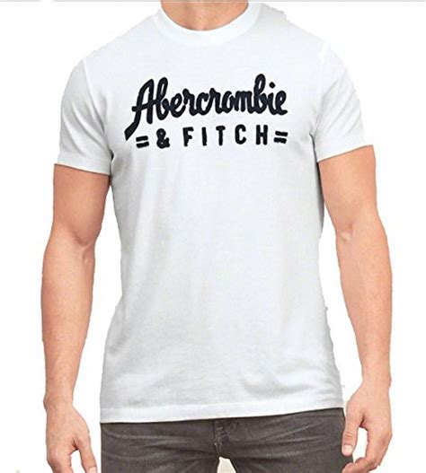 abercrombie and fitch men s muscle fit tee t shirt s white af brought to you by
