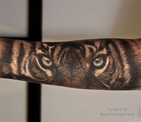 Details More Than Tiger Eyes Forearm Tattoo Esthdonghoadian