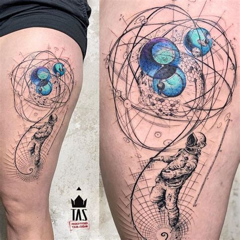 111 Breathtaking Astronaut Tattoos And The Hidden Meaning Behind Them