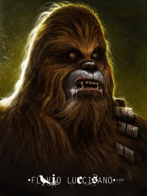 Chewbacca By Flavio Luccisano Star Wars Wookiee Fan Art Star Wars