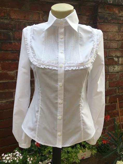 Renaissance blouse, Pirate shirt, White cotton blouses, Steampunk Wench Victorian Blouse ...