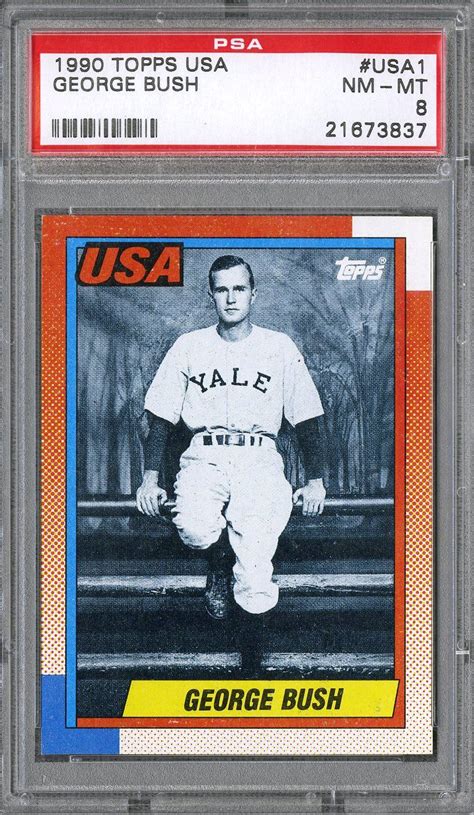 For those familiar with sports card trading, it comes as no surprise that huge sums are paid for common 1909 t206 cards would fetch more money than cards printed in the 1980s, and a 1963 topps pete rose would cost more than a 1983. Auction Prices Realized Baseball Cards 1990 Topps USA George Bush
