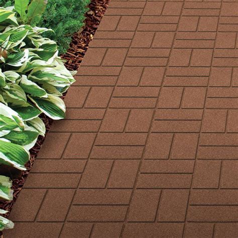 Rubber Pavers Gray 16 In By 16 In Rubberific — Material Warehouse