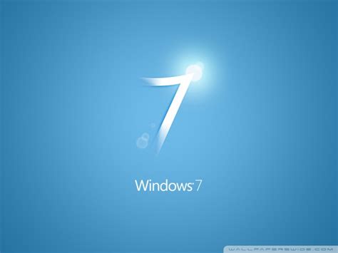 Windows 7 Blue Ultra Hd Desktop Background Wallpaper For 4k Uhd Tv