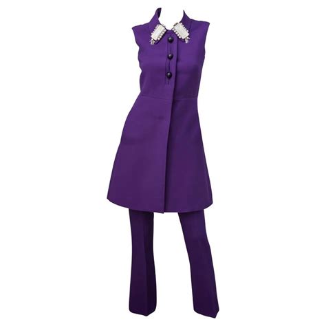 Prada Purple Pant Suit At 1stdibs Prada Pantsuit