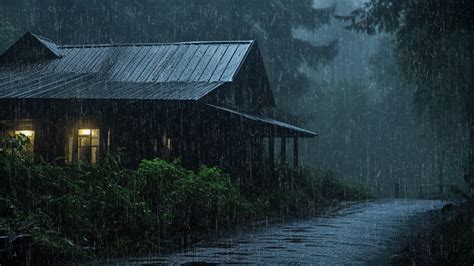 Duerma Inmediatamente En 5 Minutos Con Sonido De Lluvia En Bosque