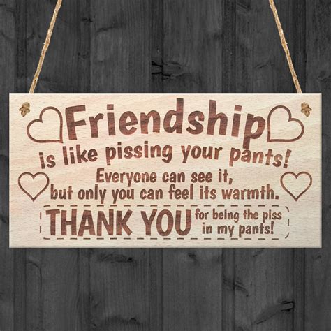 Maybe you would like to learn more about one of these? Friendship Sign Best Friend Plaque Gift Shabby Chic Heart ...