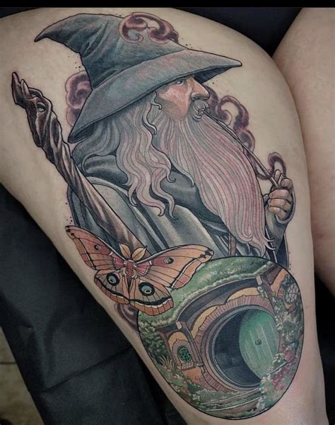 Lotr Gandalf By Angela Emr At Shadowfax Tattoo In Titusville Fl In