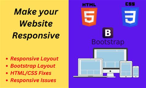 Make Your Website Responsive Using Html Css And Bootstrap By Web