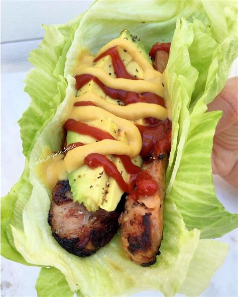 I Love This Simple Lunch Bunless Hotdog🌭🌭 I Used An Organic Chicken