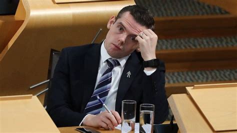 Who Is Scots Tory Leader Douglas Ross Bbc News