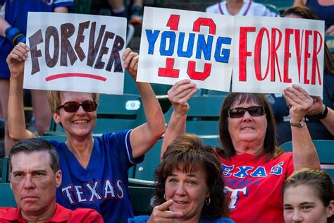 Rangers Retire Michael Youngs Jersey Security Guards Tackle Fan Who