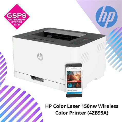 Hp Color Laser 150nw Wireless Color Printer 4zb95a Gs Premium Stores