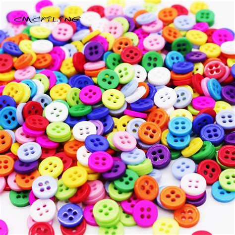 Buy Cmcyiling 4 Holes Resin Buttons For Scrapbooking