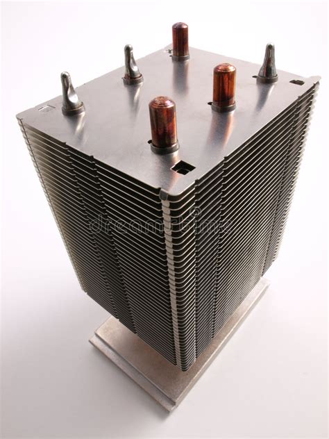CPU Heat Sink top view stock image. Image of technology - 6468501