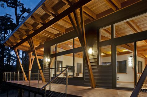 Thinking Outside The Frame Timber Framing Combined With