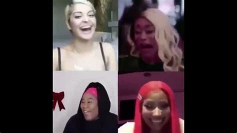 Stan Twitter 101 Bebe Rexha Ajayll Nicki And Bunch Of Girls Laughing Together Virtually