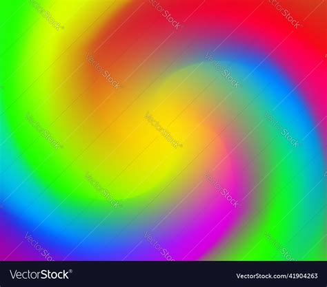 Bright Rainbow Swirl Abstract Background Twist Vector Image