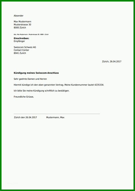 „hiermit kündige ich … in ihrem kündigungsschreiben müssen die wörter kündigung oder kündigen zwar nicht zwangsläufig. Phänomenal Kündigung Für Swiss Internet Festnetz & Kabel ...