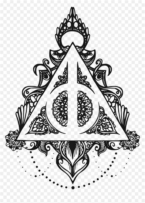 Harry Potter Deathly Hallows Svg, HD Png Download - vhv