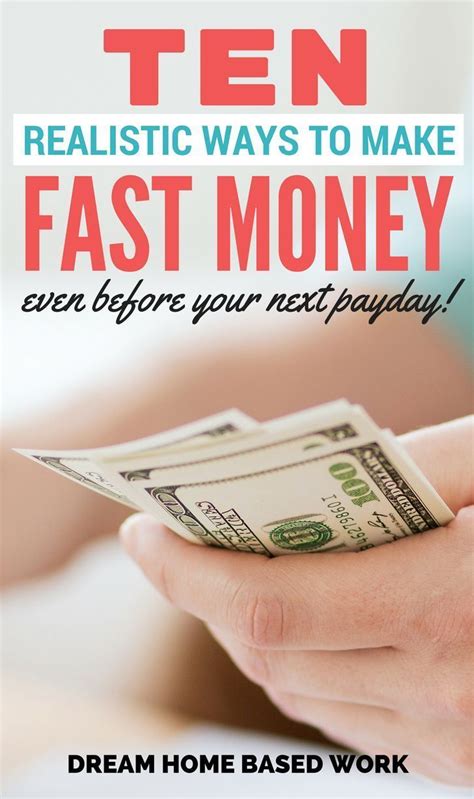 10 Realistic Ways To Make Money Fast Before Youre Sleep How To Get