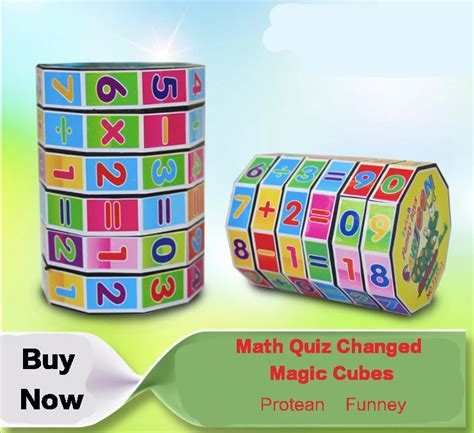 Free Shipping Mathematics Magic Cubes Early Childhood Learning Digital
