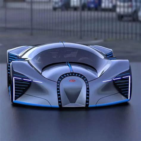 2040 Bugatti Chiron Grand Sport Futuristic Vision By Gravity Sketch In