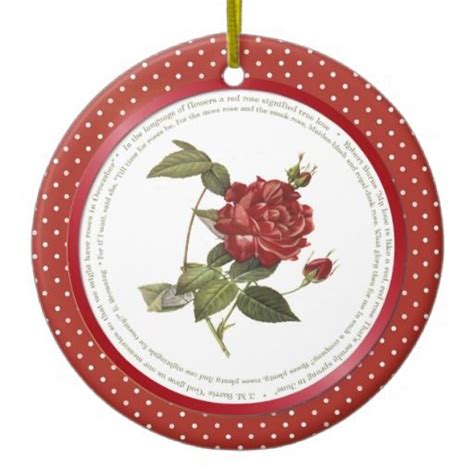 The 'srebrenica flower' pin is a sign of remembrance of the genocide. Polka Dot Flower Meanings - Red Rose Ceramic Ornament ...