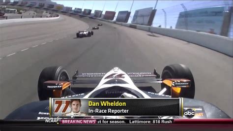 Dan Wheldons Last Words Before His Fatal Crash Rip Dan Wheldon Youtube