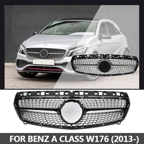 W176 Diamond Grille For Mercedes A Class A180 A260 A200 Grill W176