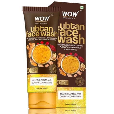 Buy Wow Skin Science Ubtan Face Wash 100 Ml Online At