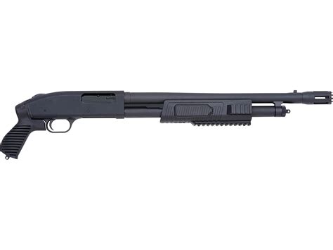 Mossberg 500 Tactical Flex 12 Ga Pump Action Shotgun 18 5 Barrel Blued